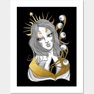 Golden Virgin Posters and Art